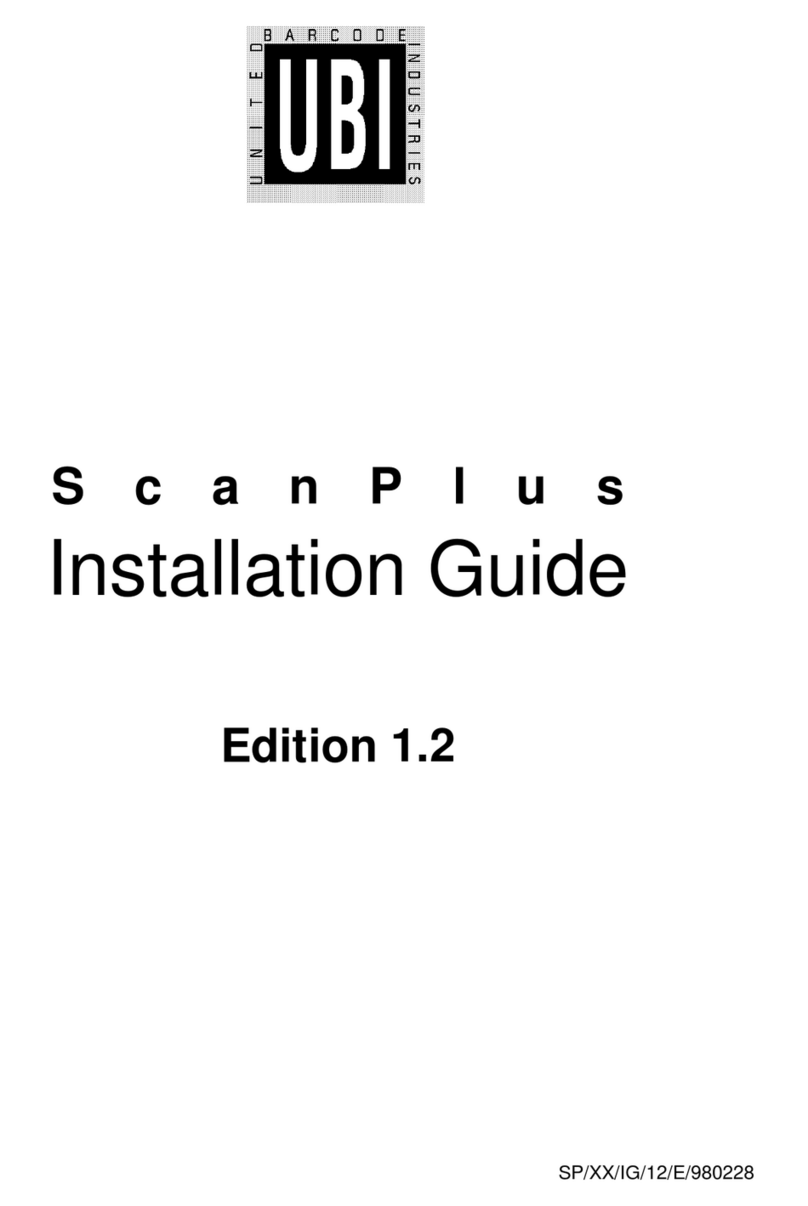 UBI ScanPlus 1800 installation guide