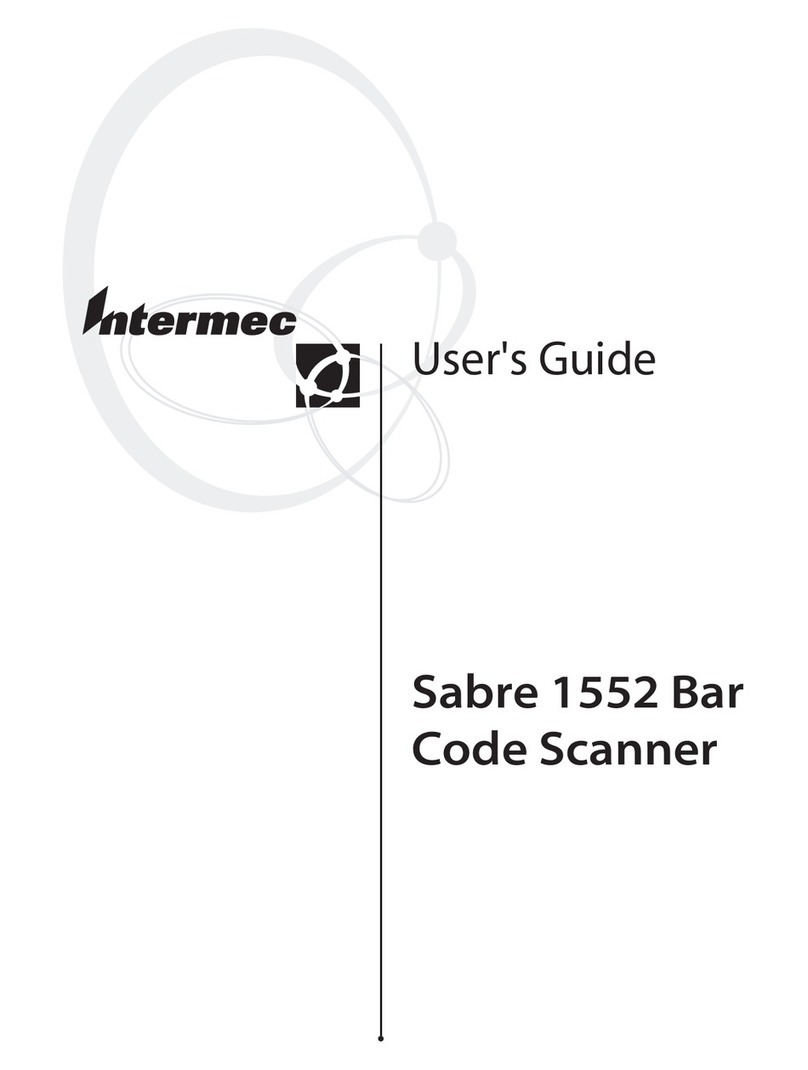 Intermec Sabre 1552 Scanner User manual Intermec Sabre 1552 Scanner User manual