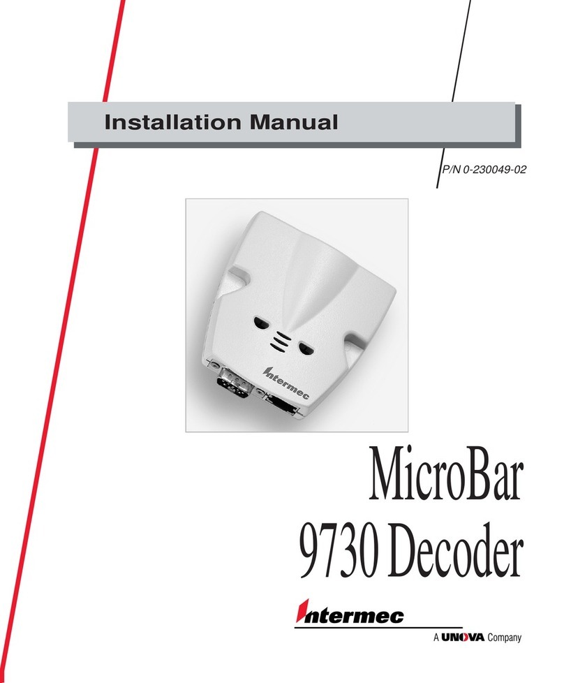 Intermec MicroBar 9730 installation manual