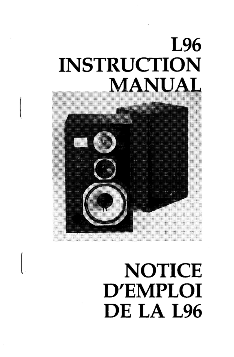 JBL L96 instruction manual