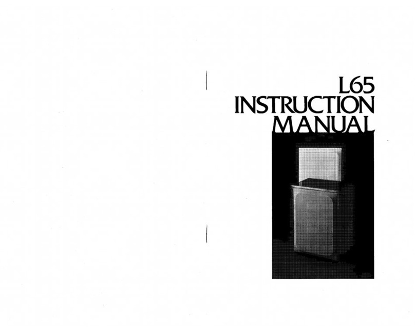 JBL L65 User manual JBL L65 User manual