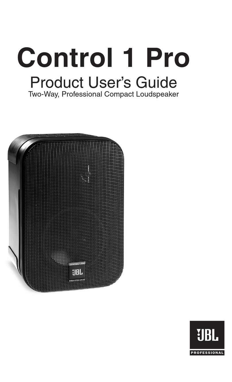 JBL Control Control One Pro User manual