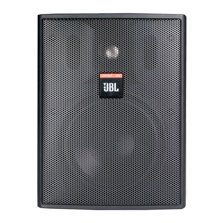 JBL Control Control 25 User manual