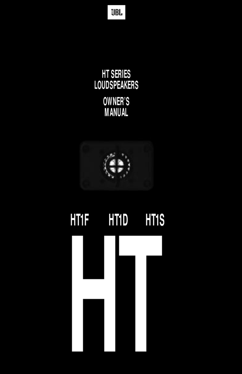 JBL HT1D User manual