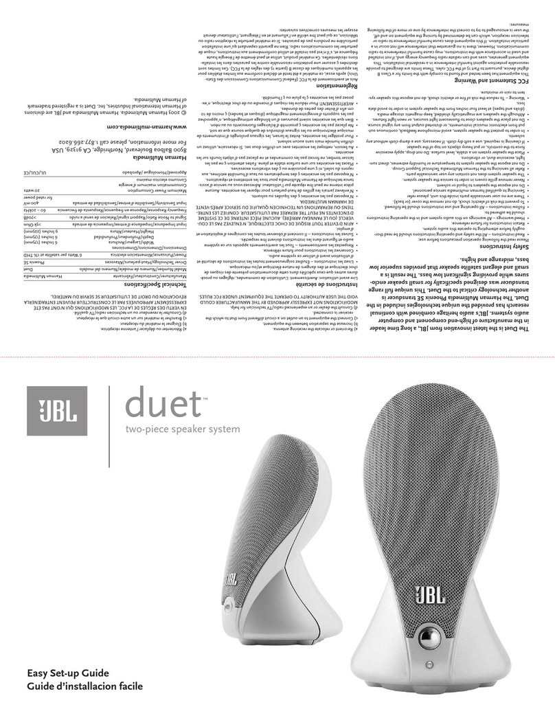 JBL DUET quick start