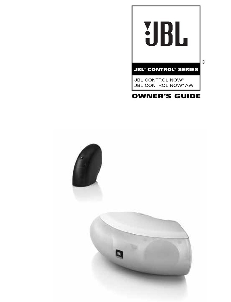JBL CONTROL NOW owner's guide