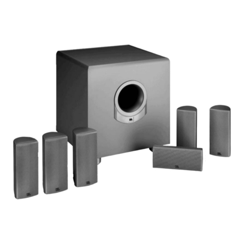 JBL SCS160SI owner's guide
