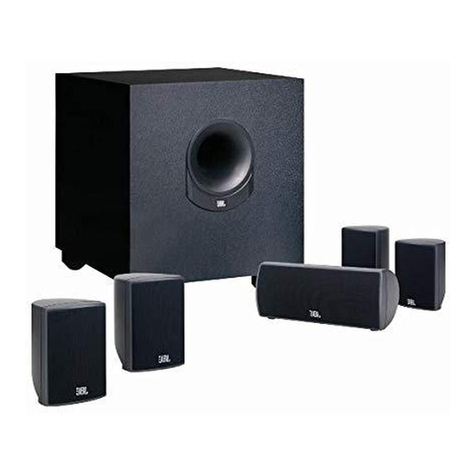 JBL SCS 135 User manual