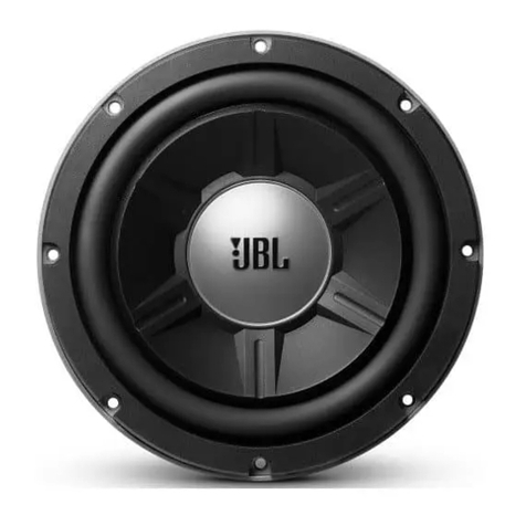 JBL GTO1004D Instruction manual