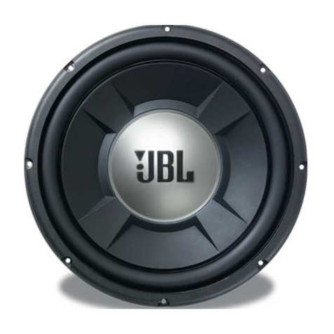 JBL GTO1204D Instruction manual