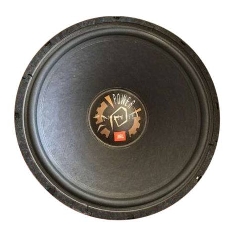 JBL GT152 User manual