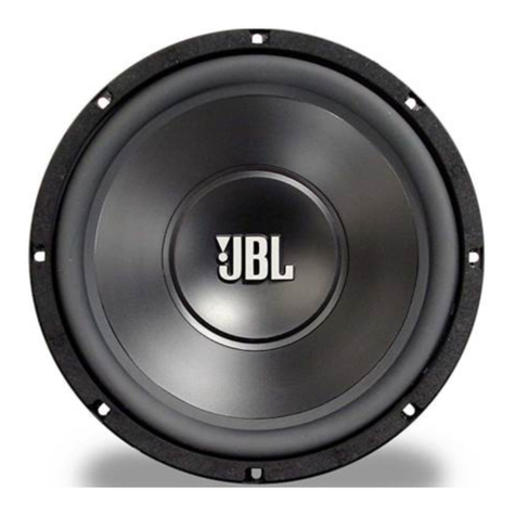 JBL GT1041D Technical data