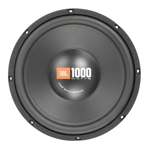 JBL GT120 Instruction manual
