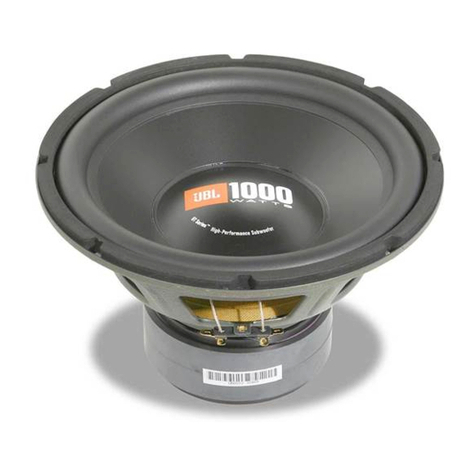 JBL GT100 Instruction manual