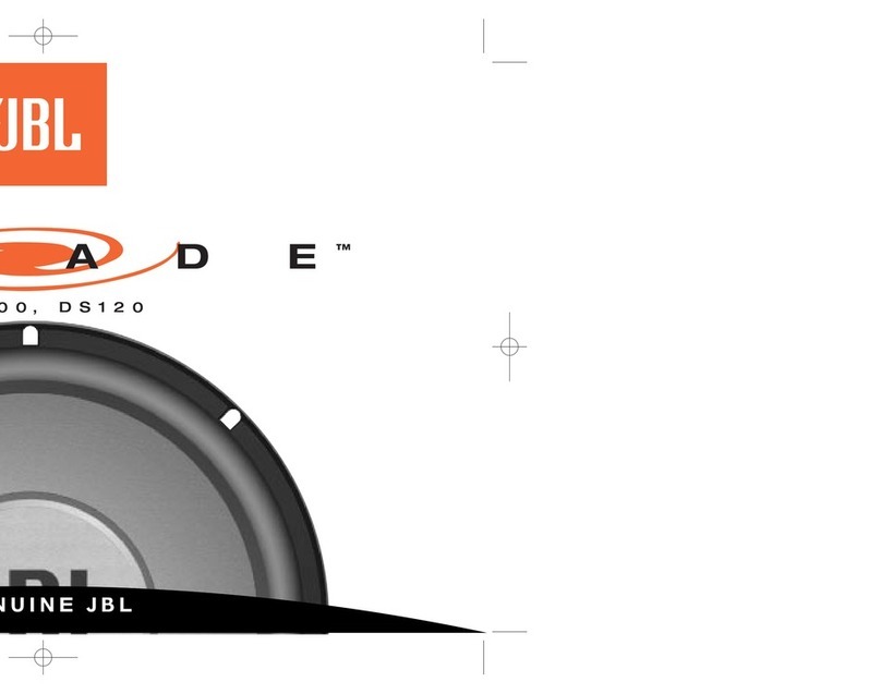 JBL Decade DS100 User manual