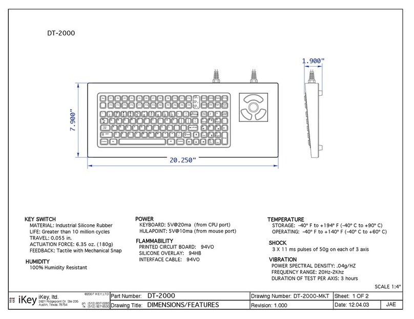 iKey DT-2000 Owner's manual