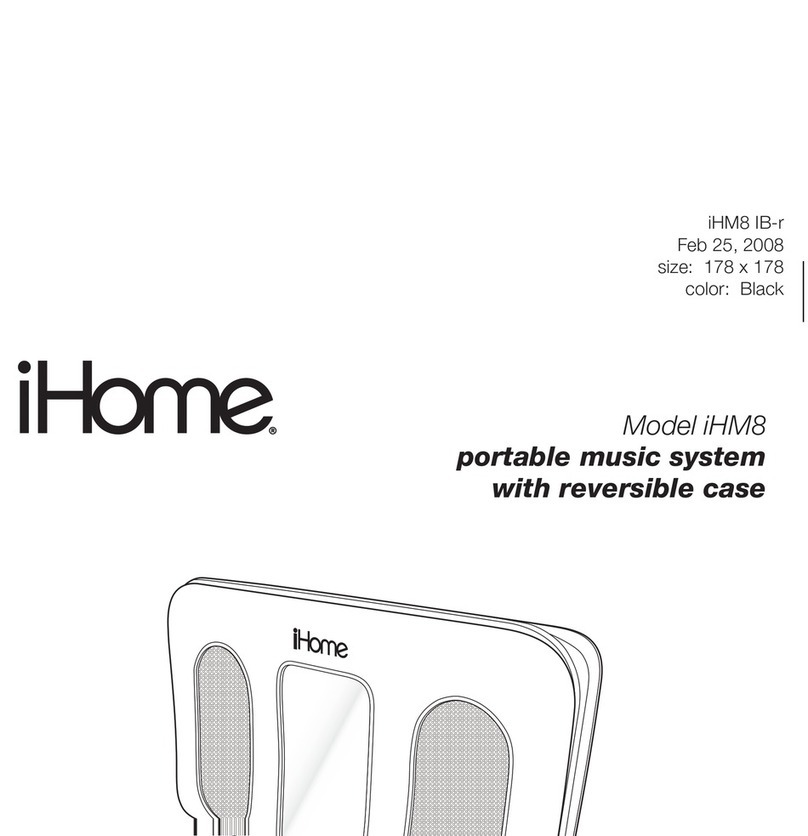 iHome iHM8 quick start