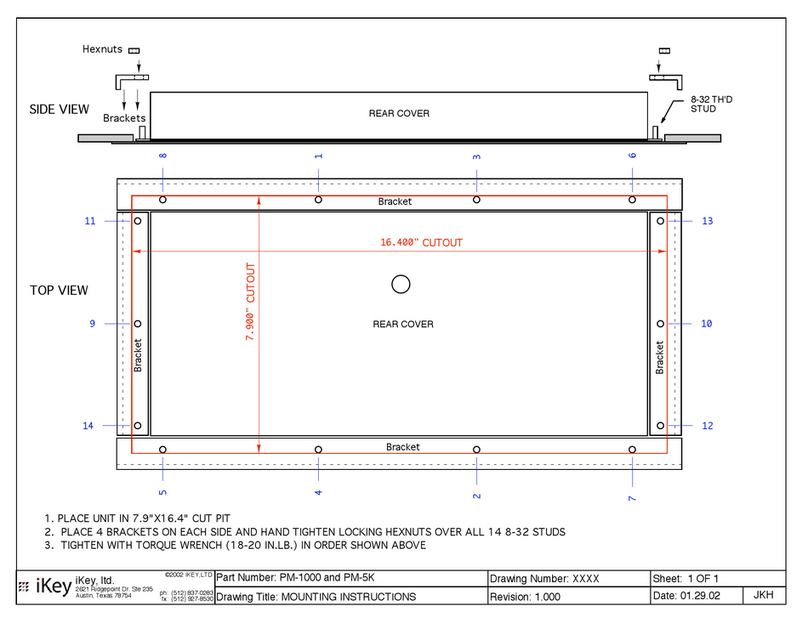 iKey PM-1000 User manual