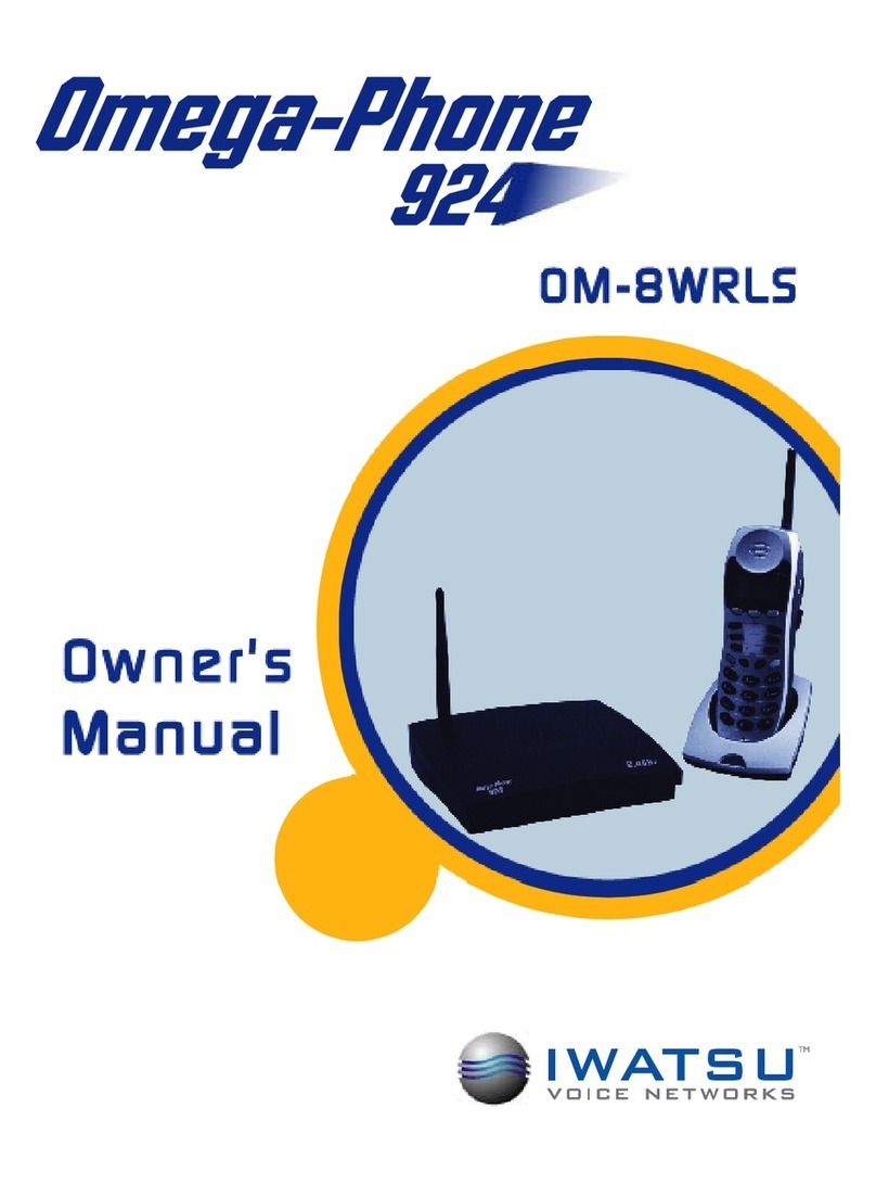 Iwatsu OM-8WRLS User manual