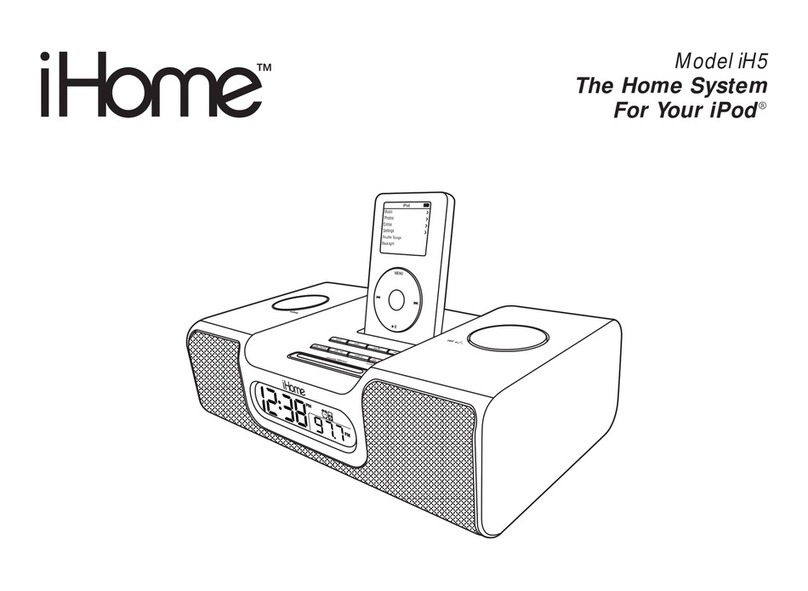 iHome iH5 user guide