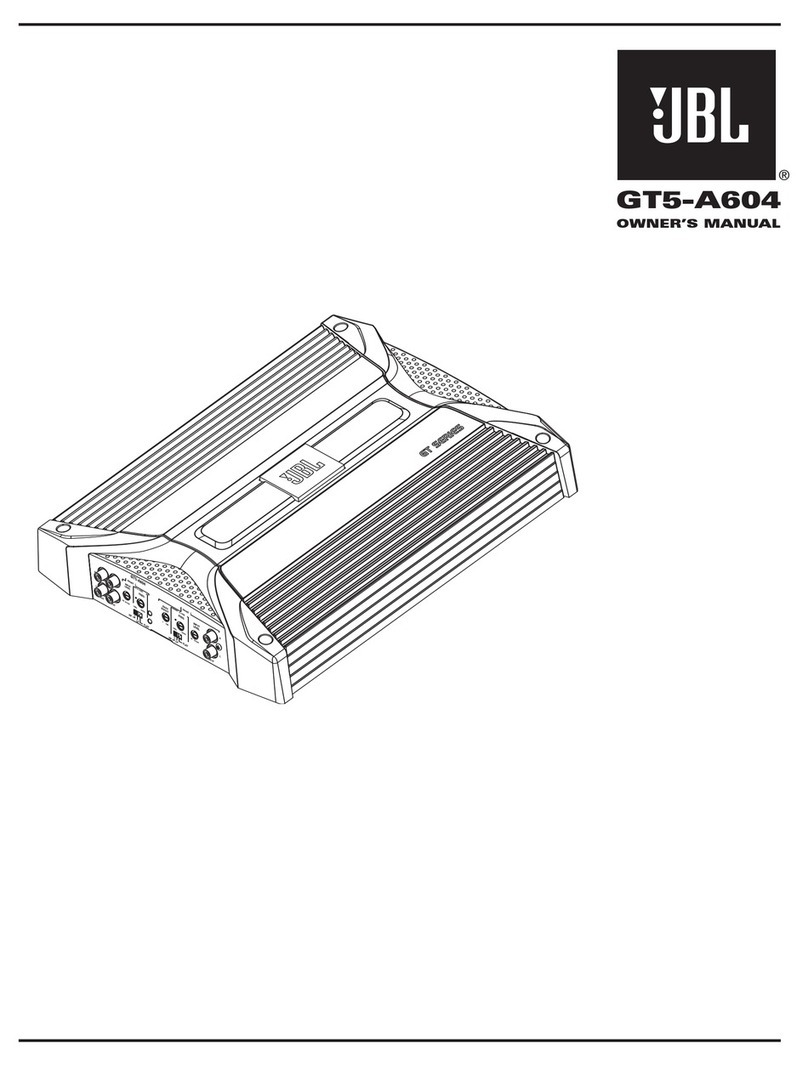 JBL GT5-A604 owner's manual