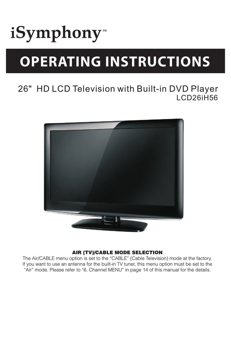 iSymphony LCD26iH56 operating instructions