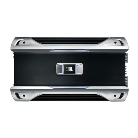 JBL Grand Touring Series GTO14001 User manual JBL Grand Touring Series GTO14001 User manual