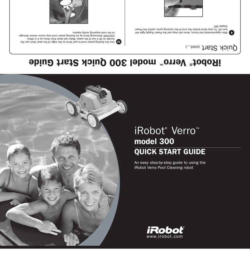 iRobot Scooba 300 series quick start guide