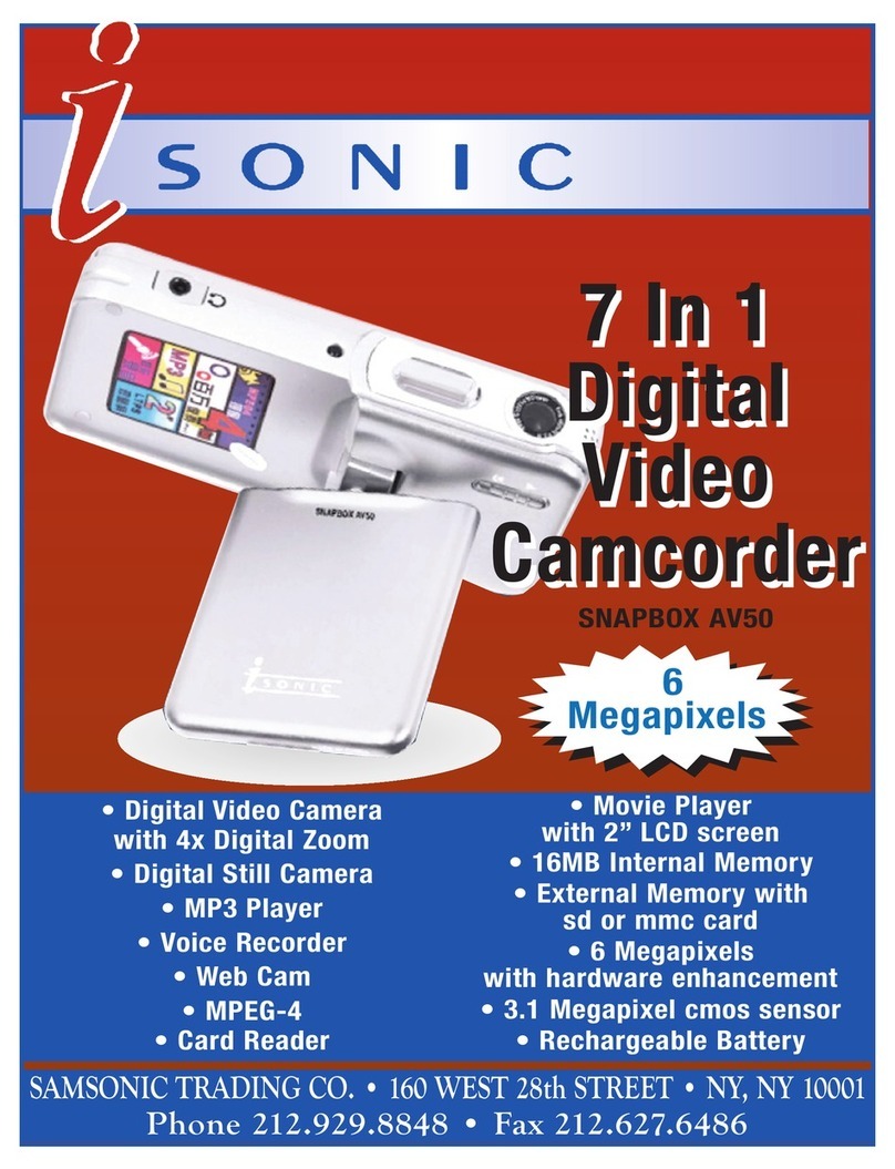 iSonic Snapbox AV50 Specifications