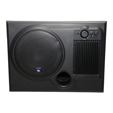 JBL CONTROL SUB 10 owner's manual
