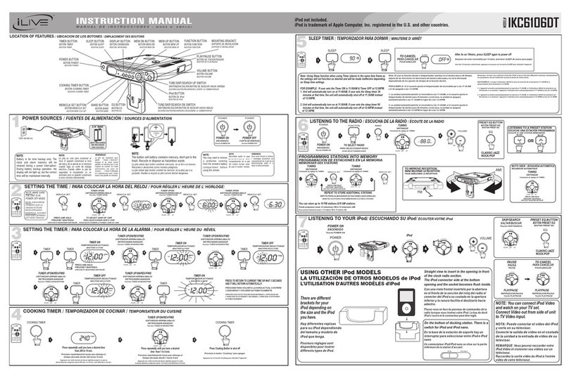 iLive IKC6106DT instruction manual