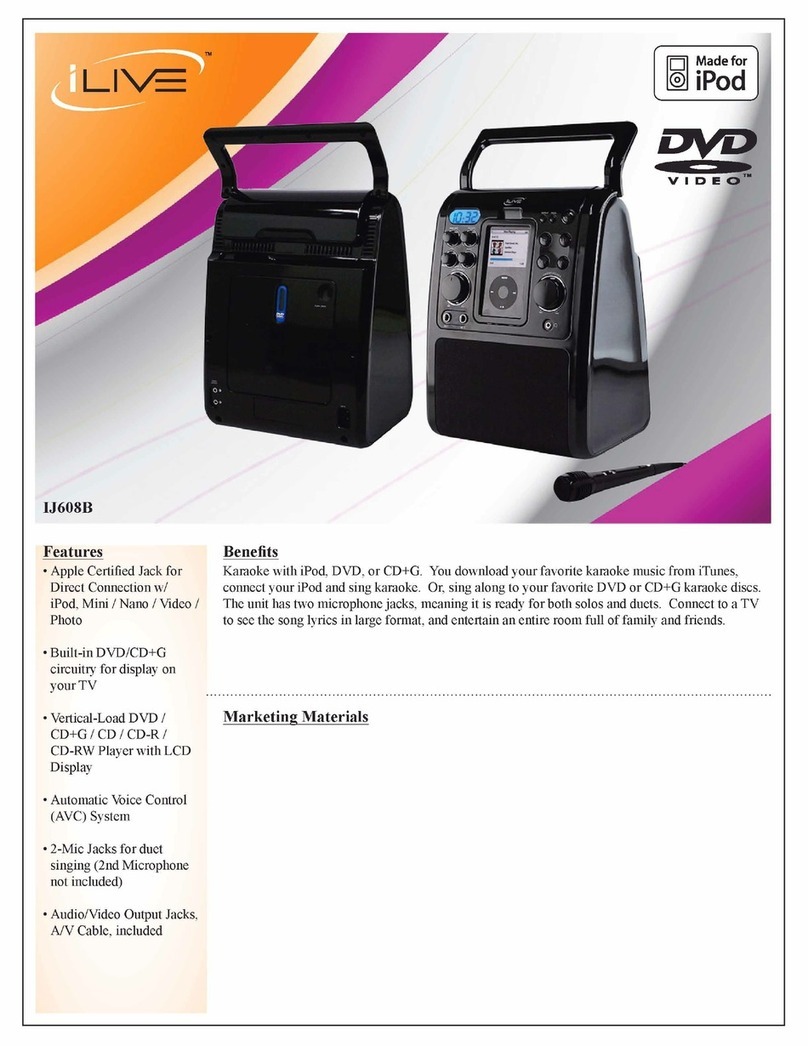 iLive IJ608B User manual