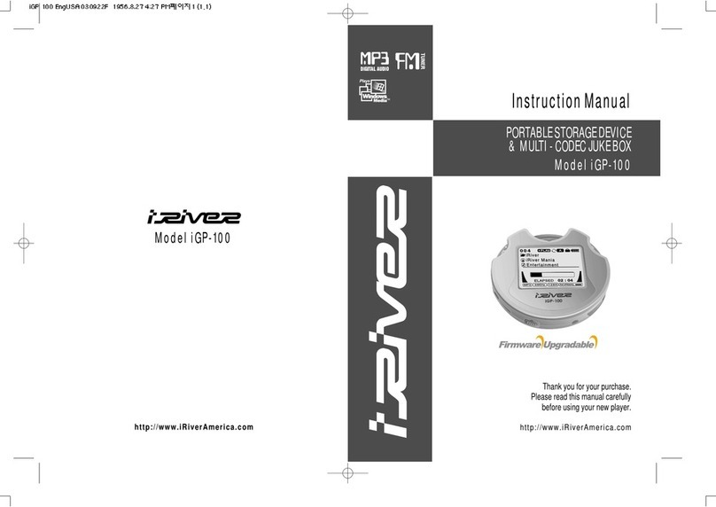 IRiver iGP-100 instruction manual