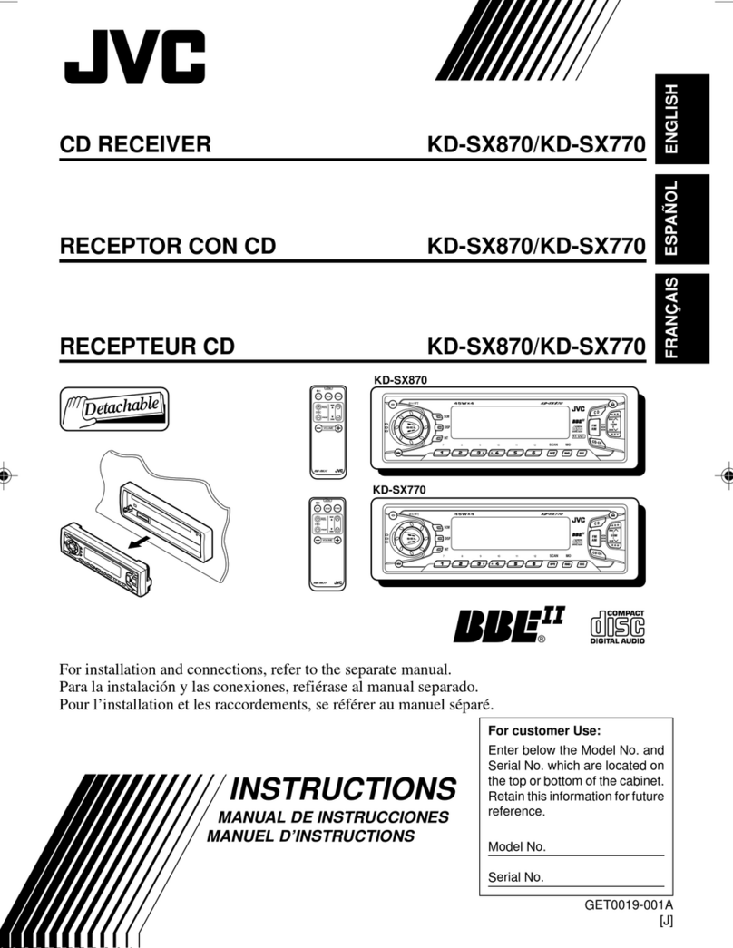 JVC KD-SX770J instructions