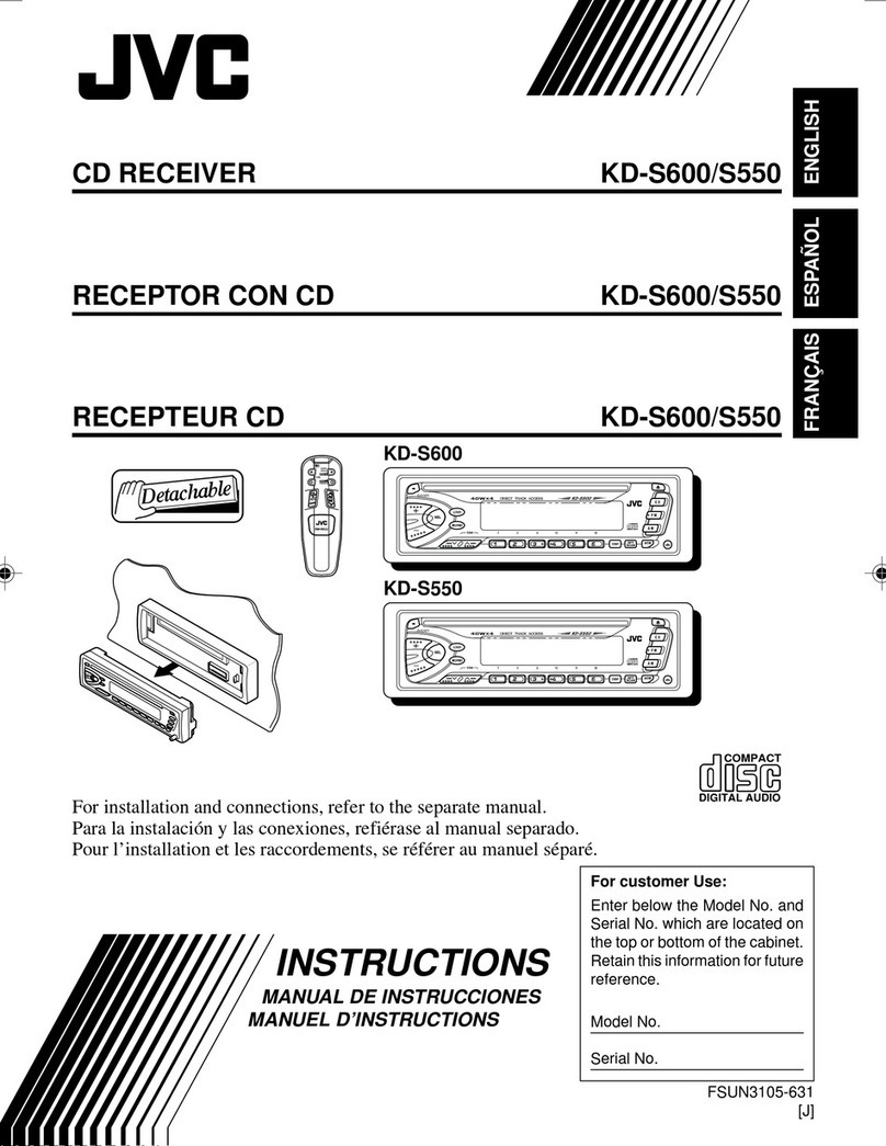 JVC KD-S550J User manual