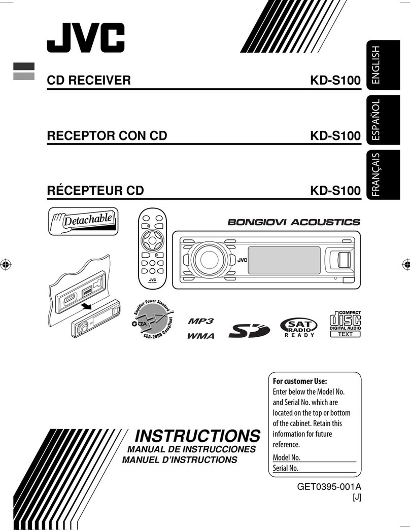 JVC KD-S100J User manual