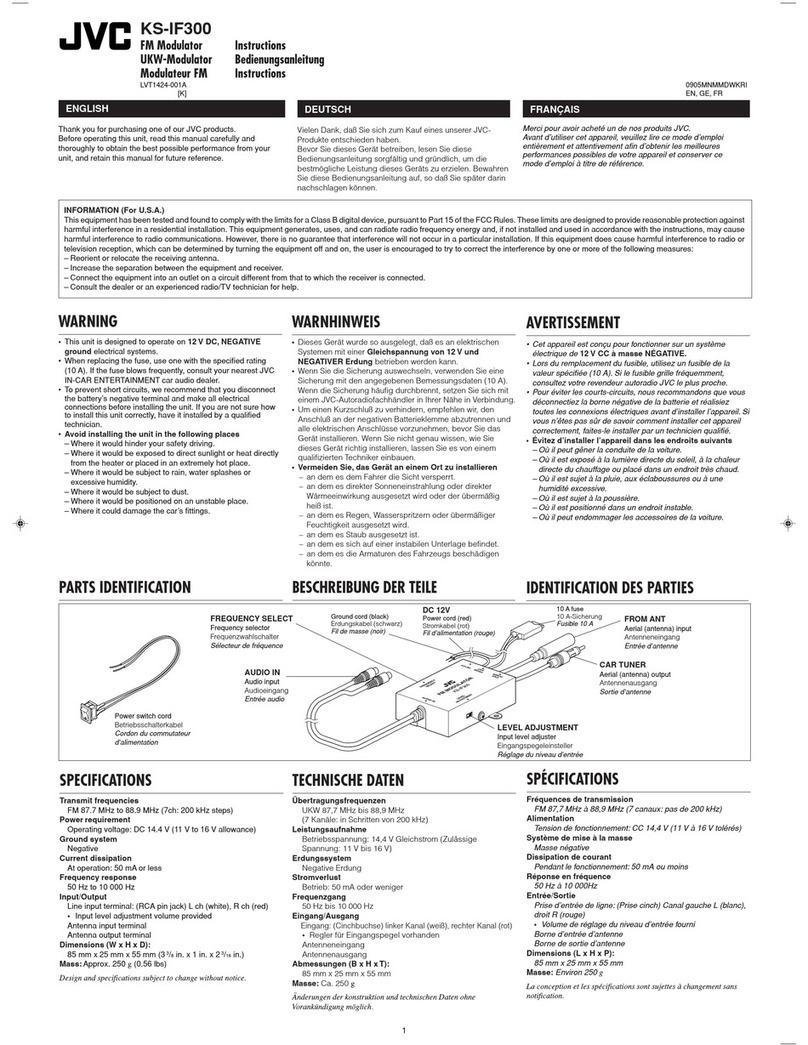 JVC KS-IF300K User manual