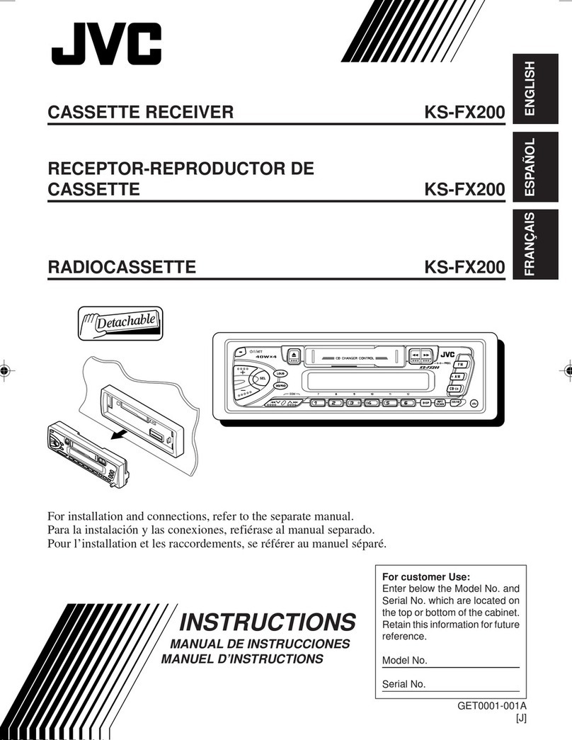 JVC KS-FX200J User manual JVC KS-FX200J User manual