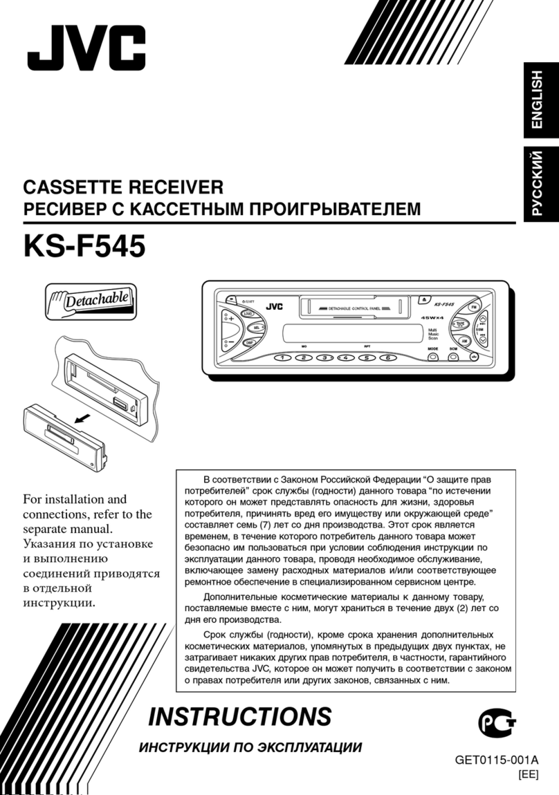 JVC KS-F545 User manual