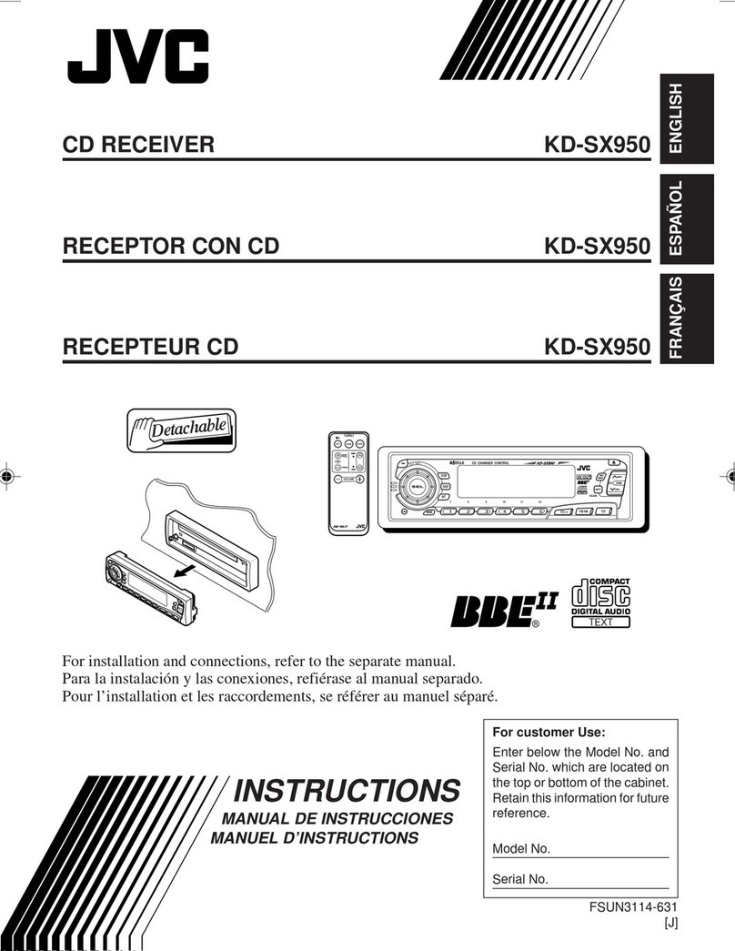 JVC KD-SX950J User manual