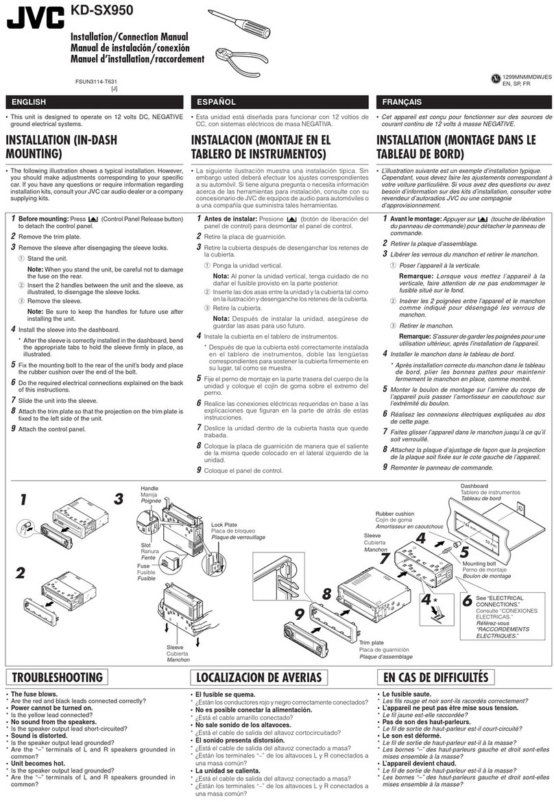 JVC KD-SX950J Guide
