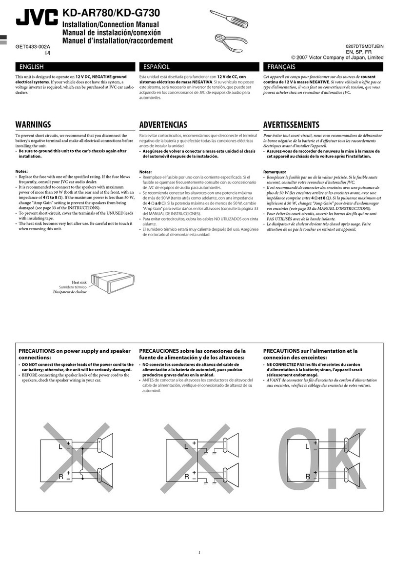 JVC KD-AR780J Guide