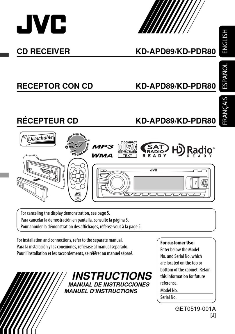JVC KD-APD89 User manual