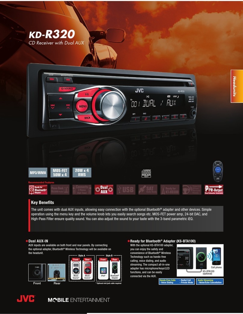 JVC KD-R320 User manual