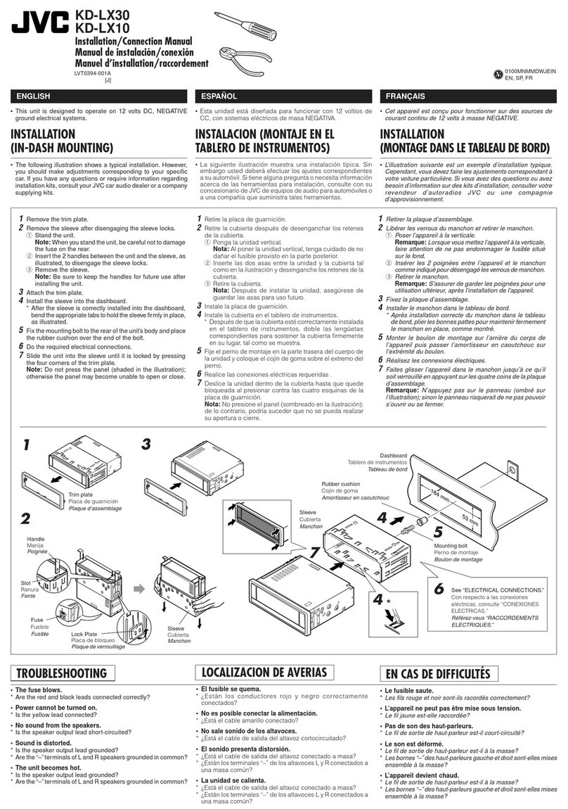 JVC KD-LX10J Guide