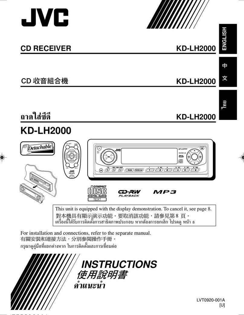 JVC KD-LH2000 User manual