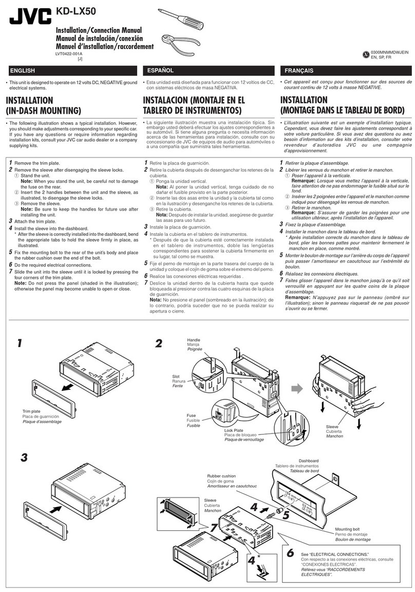 JVC KD-LX50 Guide