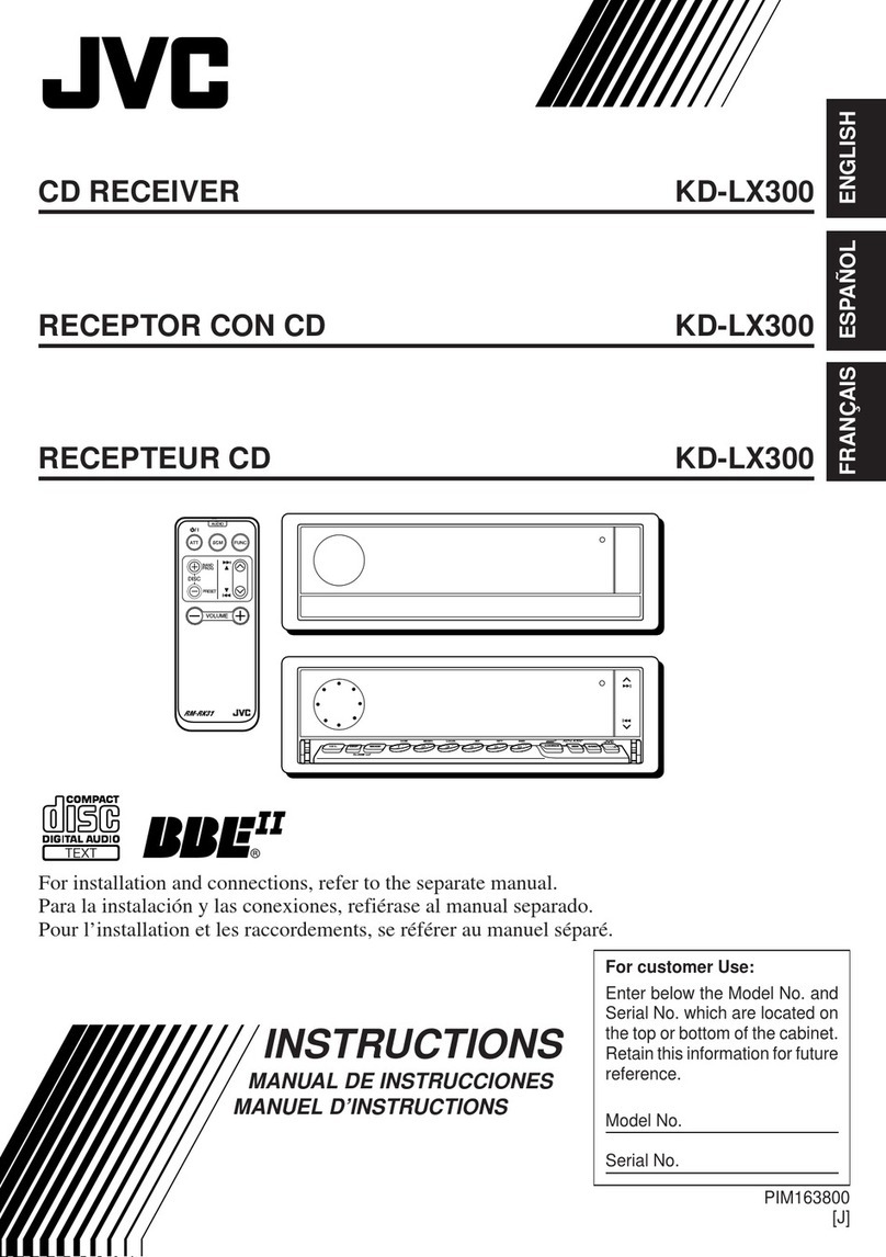 JVC KD-LX300J User manual