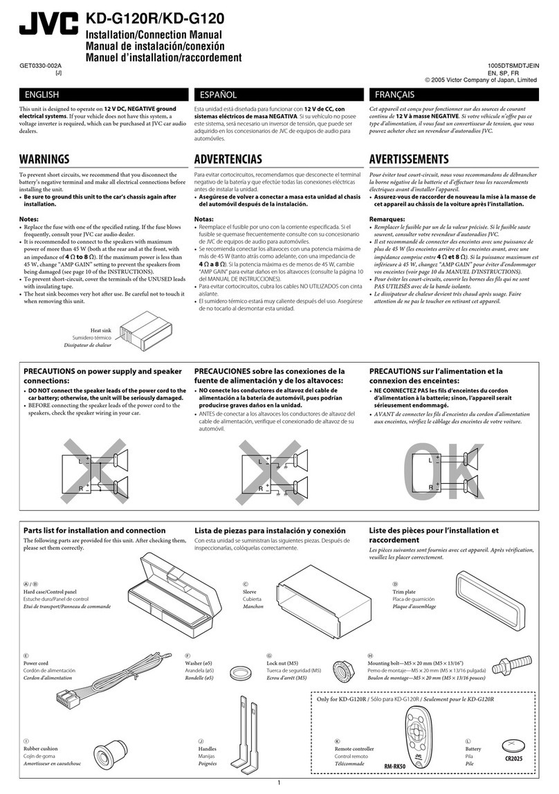 JVC KD-G120J Guide