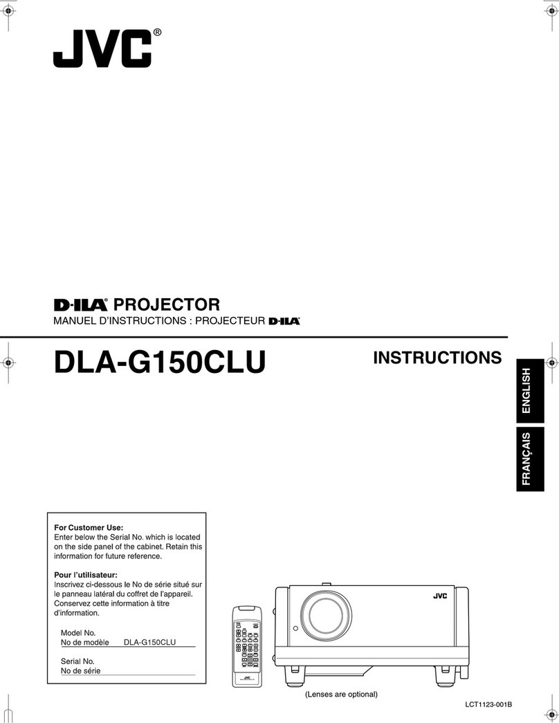 JVC DLA-G150 User manual JVC DLA-G150 User manual